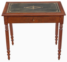 Antique quality mahogany desk writing side occasional table C1900