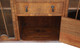 Antique quality walnut Art Deco C1920 bureau desk writing table bookcase cupboard