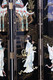Antique large Chinoiserie black lacquer dressing screen room divider late 20th Century