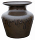 Antique Oriental Japanese large fine quality bronze Tsubo vase Meiji C1880