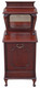 Antique quality mahogany perdonium bedside cupboard table cabinet coal box