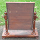 Antique Victorian mahogany swing mirror chest toilet