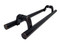 Complete picture of the Pro-Line Series PostMount Offset Pull Handle - Back-to-Back, Oil Rubbed Bronze Finish, 316 Exterior Grade Stainless Steel Alloy