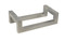 Pro-Line Series: 45º Offset 1" x 1" Square Pull Handle - Back-to-Back, Brushed Satin US32D/630 Finish, 316 Exterior Grade Stainless Steel Alloy