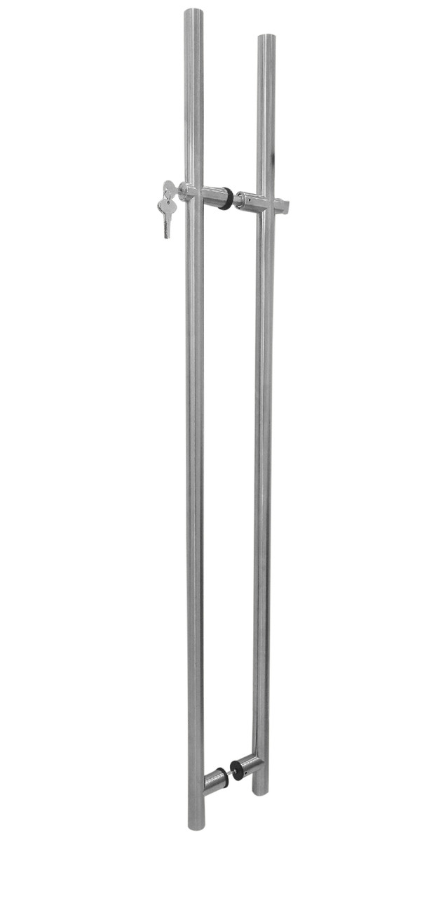 door handle with key lock