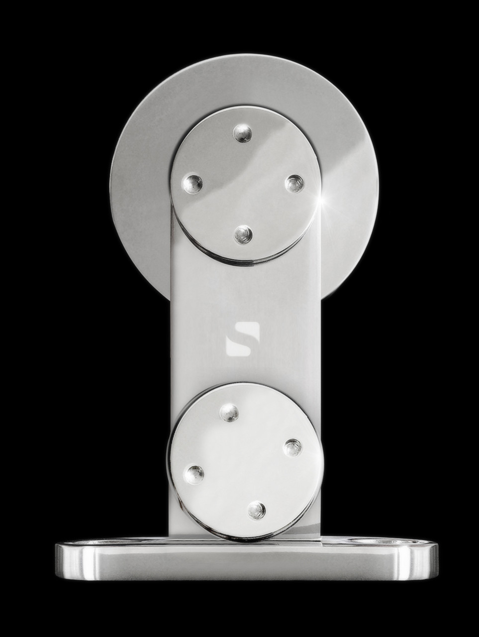Circa Wt Barn Door Roller Polished Chrome Finish Strongar Hardware