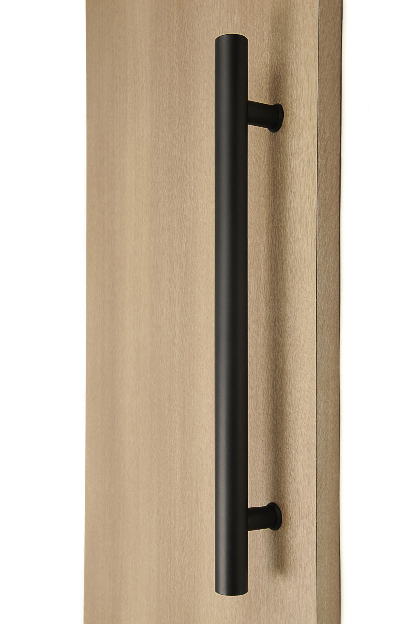 Ladder Pull Handle Black Powdered Finish