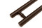 Close-up Ladder Pull Handle - Back-to-Back (Bronze Stainless Steel Finish)