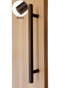Pro-Line Series: Ladder Pull Handle - Back-to-Back, Bronze Powder Coated Finish, 304 Grade Stainless Steel Alloy