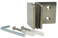 90 Degree Fixed Panel Square Clamp  (Brushed Satin Stainless Steel Finish)