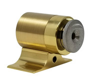 Floor-Mounted Magnetic Door Stop (Brass Gold Finish)