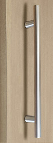 Pro-Line Series: One Sided Ladder Pull Handle, Brushed Satin US32D/630 Finish, 304 Grade Stainless Steel Alloy