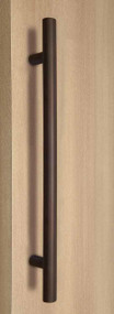 One Sided Ladder Pull Handle, Bronze Powder Coated Finish, 304 Grade Stainless Steel Alloy