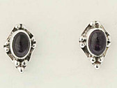 Amethyst Sterling Silver Post Earrings