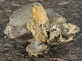 Fluorite, Quartz, and Calcite Mineral Specimen