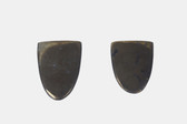 Iron Pyrite Chalcopyrite Large Flat Tabular Points Set of 2