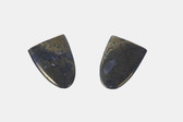 Pyrite Chalcopyrite Tongue Style Points Set of 2