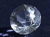  Quartz Crystal Faceted Diamond Optically Clear