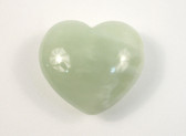 Serpentine Carved Green Stone Heart