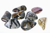 SILVER LEAF JASPER Tumbled Stones 1/2 Pound, Size Large 1.3" to 1.9"
