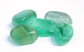 Tumbled Green Fluorite Natural Crystals Large 3/4" to 1" 5 Pieces