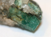 Emerald and Quartz Crystal Mineral Specimen