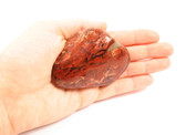 Brecciated Jasper Large Chunky Tumbled Stone Red Pink Brown