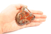 Brecciated Jasper Large Flat Polished Red Gray Stone