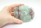 Fluorite Touch Stone Large Purple Green Polished Crystal