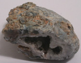 Geode Polished Blue Brown and White Quartz Agate Crystal 