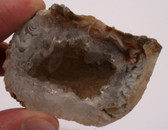 Geode Polished White Brown Clear Quartz Agate Free Shipping