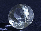 Quartz Crystal Faceted Diamond