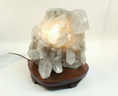 Quartz Cluster Very Large Crystal Stone Lamp