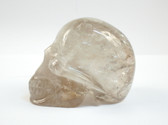 Big Smoky Quartz Skull Carving Brown Crystal