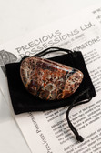 Brecciated Jasper Tumbled Stone Extra Large 2-2.5" with Bag 