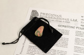 Unakite Tumbled Stone Size Small Green Pink Jasper Stone .55-1.30" With Bag