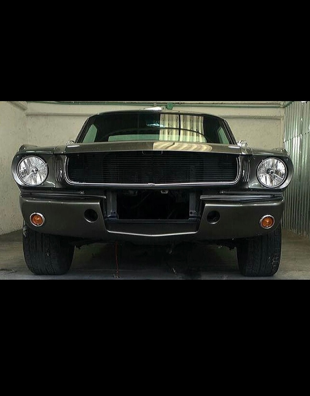 車のパーツ 1965 FORD Mustang R Bumper 1965-1966 Ford Mustang Restomod Front Apron Bumper FRP (use with