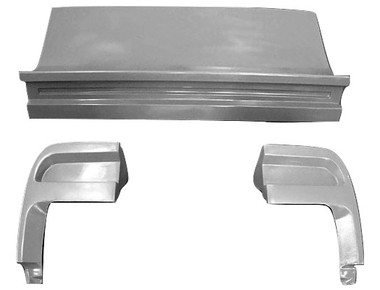 M-219DL-KIT 1969 ONLY Ford Mustang Shelby Fastback Fiberglass Deck Lid and PAIR of Extensions 