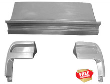 M-219DL-KIT 1969 ONLY Ford Mustang Shelby Fastback Fiberglass Deck Lid and PAIR of Extensions