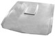 M-304 1964 1/2-1966 GT 350 Style Ford Mustang Fiberglass Hood with Shelby Style Scoop 