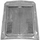 M-318 1964 1/2-1966 Ford Mustang Fiberglass Hood with 1968 Shelby Style Scoops and Vents (Louvers) 