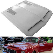1965 1966 Mustang Fiberglass Hood with 68 Shelby Style Scoops/ Vents FUNCTIONAL