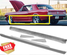 1965 1966 Mustang 4 Piece Ground Effects Kit side skirts body kit