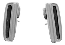 M-103 1967 - 1968 California Special Functional Bolt On Fiberglass Mustang Side Brake Scoops - Pair