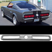 1965 1966 Mustang shelby style Fiberglass Tail Light Panel With to Accept 64/65 T-Bird Lights with Gas Hole