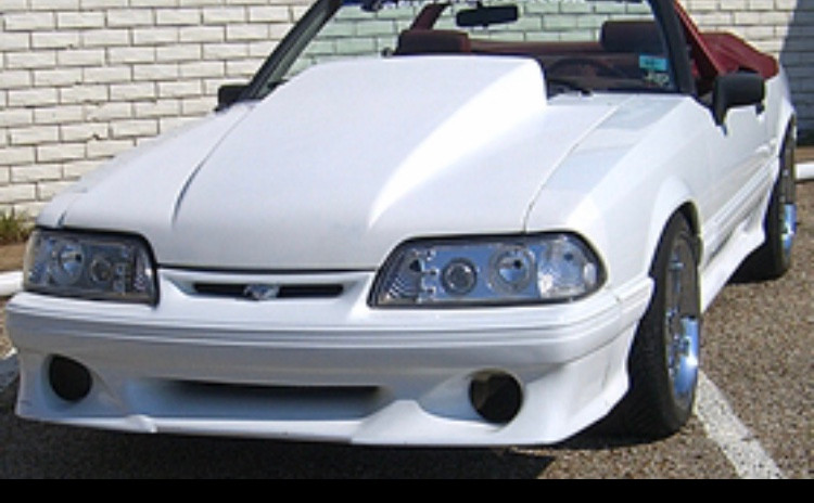 1987-1993 Mustang 5 cowl hood