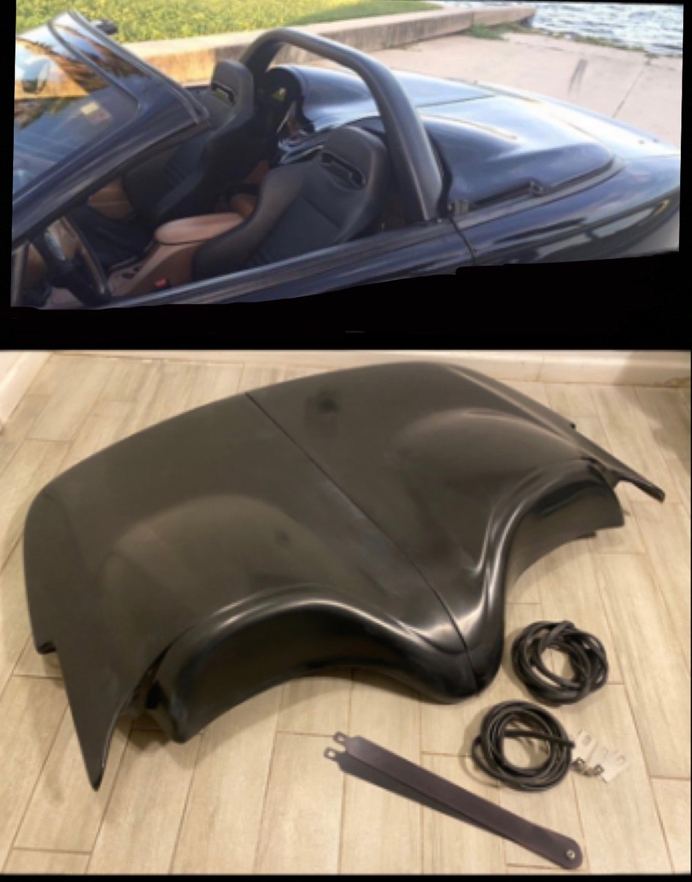 19942004 Mustang convertible 2 piece tonneau cover Fiberglass