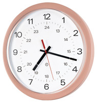 14" Round Wall Clock with Acrylic Cover - Peter Pepper Model 843P - Analog