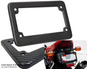JDM Motorcycle Carbon Fiber License Plate Frame UNIVERSAL FAST SHIPPING