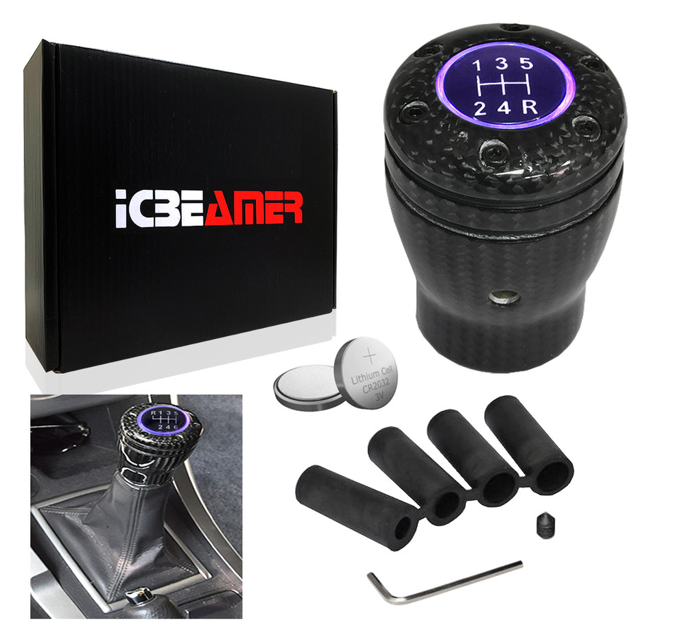 Real CARBON FIBER with Purple LED Light 